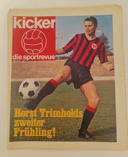 Fussball zeitung kicker - zeitung, 1966