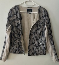 🔥Kurze Jacke Materialmix