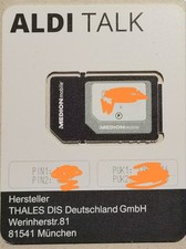 ALDI TALK (MEDIONmobile)  PREPAID-SIM mit 10€ Guthaben Rein Legen Und Los Legen