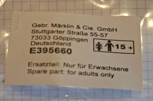 Maerklin ersatzteil 395660 - , e
