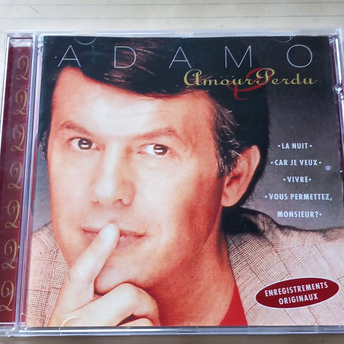 Adamo amour perdu - adamo,
