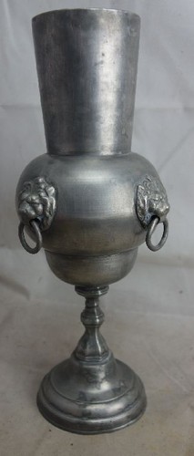 Schöne zinn pokal vase - schöne,