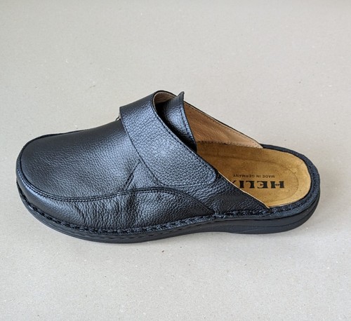 Helix leder clogs schwarz - leder,