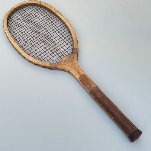 Antiker tennisschläger holz - tennisschläger,