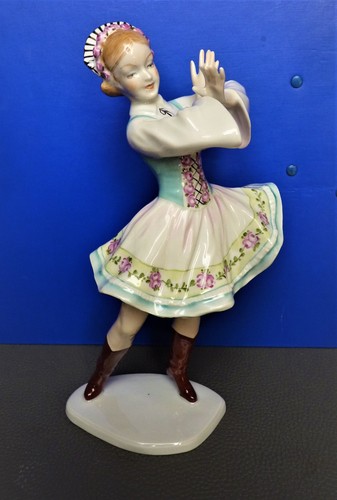 Porzellan figur tänzerin - porzellan,