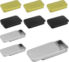 Metalldosen mit Deckel Kleine Boxen Mattierte Oberfläche Tragbare Blechdosen zur