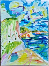 BIER MEER LANDSCHAFT ACRYL AUF