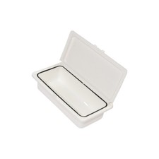 Wasserdicht Flach Boot Aufbewahrung Schließfach Handschuhfach Weiß Schrank Kabine SCHLOSS75