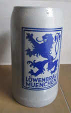 Bierkrug 1 L Löwenbräu München Bier Brauerei Krug Maßkrug