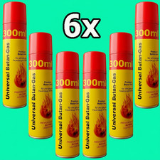 6x UNIVERSAL 300ml FEUERZEUG