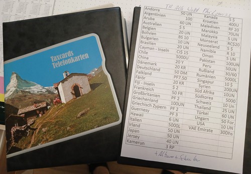 Telefonkarten alle welt - 50,
