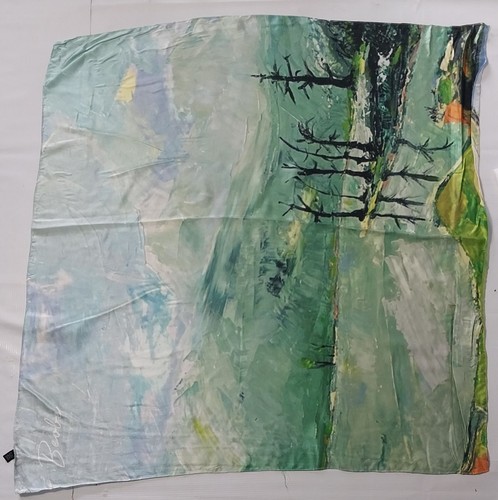 Biobe seidentuch vtg silk - seidentuch.,