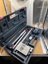 Bosch Baulaser Rotationslaser GRL 400 H 360° Laser Set + Empfänger Stativ