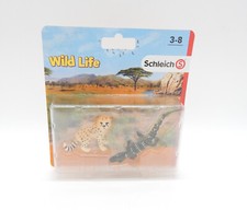 Schleich 87394 Wild Life 2 Pack Gepard Alligator Jungtiere NEU OVP Wildtiere RAR