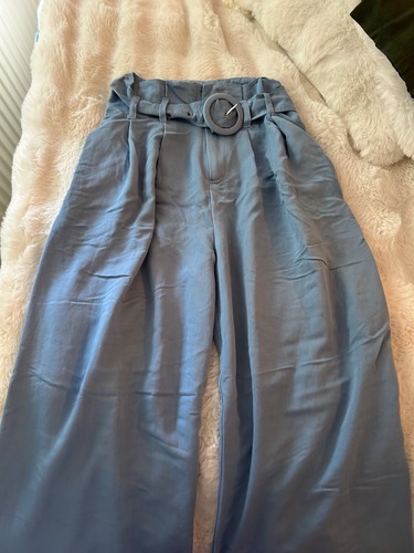 Blau stoffhose sommerhose - blau,