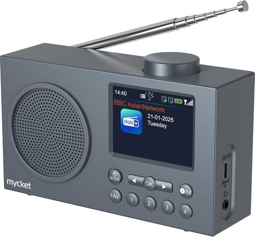 Dab radio tragbar - radio, bluetooth
