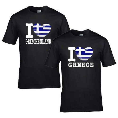 Shirt love griechenland herren - love,