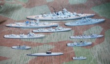 10 Modellschiffe Metall u.a