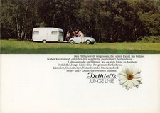 Dethleffs ~ 1972/73 JUNGE LINIE - WOHNWAGEN PROSPEKT - - CAMPING - CARAVANING