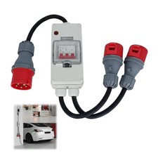 CEE Adapter Starkstrom 32A auf