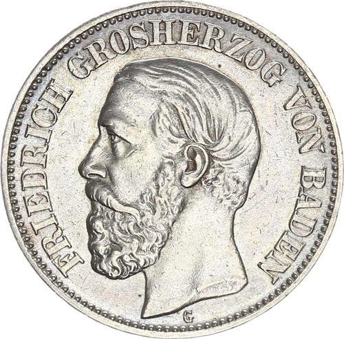 Baden friedrich mark 1898 - friedrich, 2