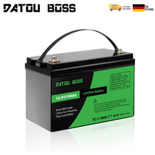 12V 100AH LiFePO4 Lithium Batterie 100A BMS  Solar für Wohnmobil Boot Versorgung
