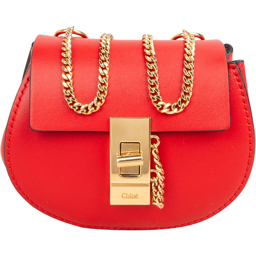 Chloé red leather - red, micro