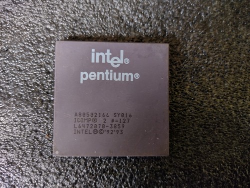 Cpu classic intel - classic, pentium