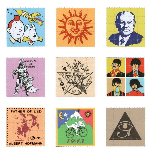 Löschpapier blotter art - 9x,