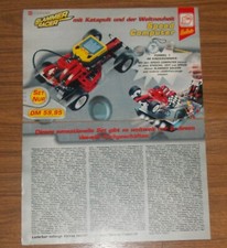 Seltene Werbung LEGO Technic 8237 Slammer Racer idee+spiel Exclusiv 2000