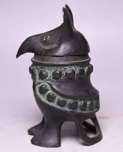 10cm old china bronze ware - old,
