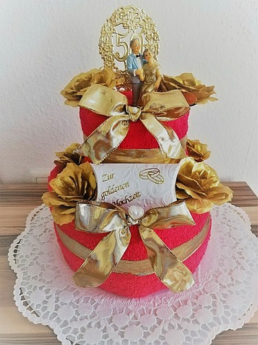 Goldene hochzeit torte - hochzeit,