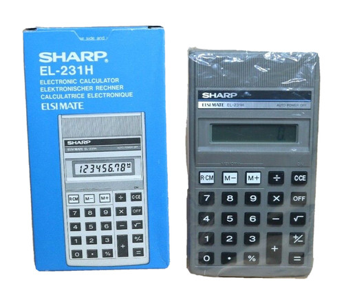 Vintage sharp taschenrechner - vintage,