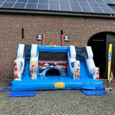 Piraten Hüpfburg mit Tunnel