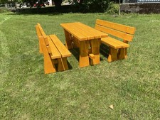 Massivholz sitzgruppe xxl - sitzgruppe,