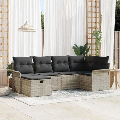 Gartensofa set mit kissen - mit,