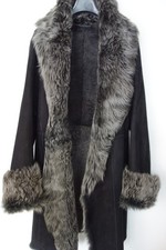 Prächtiger  FURRY  Wende Toskana Lammfellmantel Gr. 42 Pelzmantel Shearling