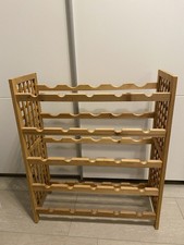 Weinregal für 25 Flaschen aus Holz Höhe 76 cm x Breite 64 cm