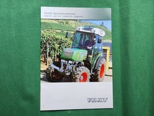 Prospekt Traktoren Fendt Spezialtraktoren 206 - 207 - 208 - 209