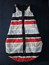 STEIFF Schlafsack Streifen Gr.70 weiß blau grau