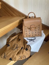 Original MCM Rucksack Cognac