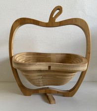 Faltbare Bambus Obstschale im