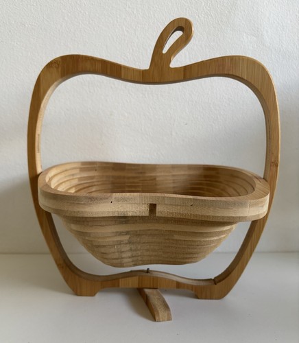 Faltbare bambus obstschale - bambus,