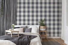 Karierte Tapete mit