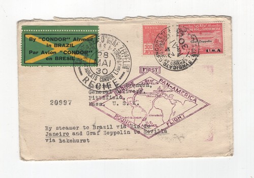 1930 brasilien zeppelin 127 - brasilien,