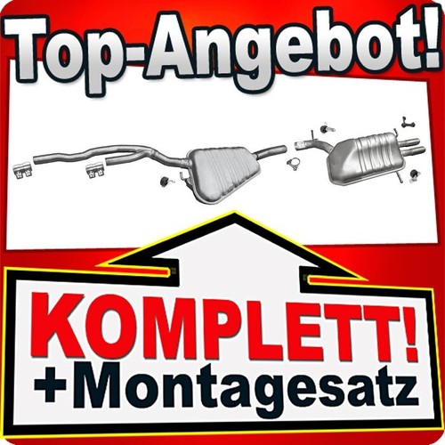 Auspuff für audi 2 8 - auspuff, b5