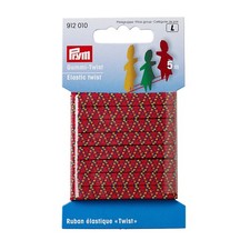 Prym Gummi-Twist 6,5 mm rot 5