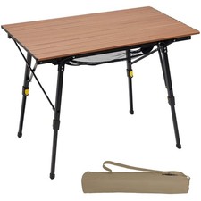 Camping Tisch faltbar Aluminium 90x53cm höhenverstellbar Klapptisch