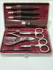 Vintage Maniküre-Set SOLO Solingen im Etui