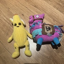 Jazwares Fortnite Peely Banane & Lama Stofftier Banana Gelb 21 cm Epic Games